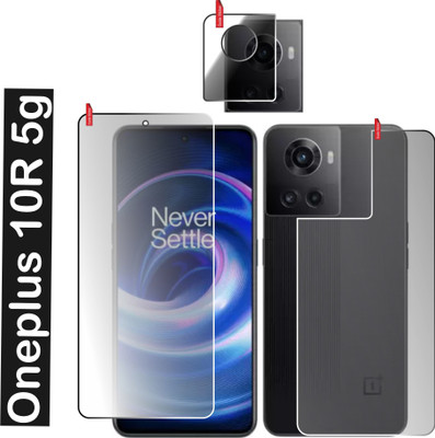 chakoor Front and Back Screen Guard for Oneplus 10R 5g(Pack of 3)