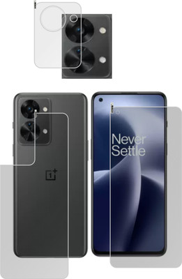 chakoor Front and Back Screen Guard for Oneplus Nord 2T 5g(Pack of 3)