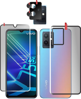 chakoor Front and Back Screen Guard for vivo y75 5g(Pack of 3)