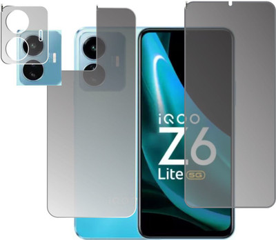 chakoor Front and Back Screen Guard for IQOO Z6 Lite 5G(Pack of 3)