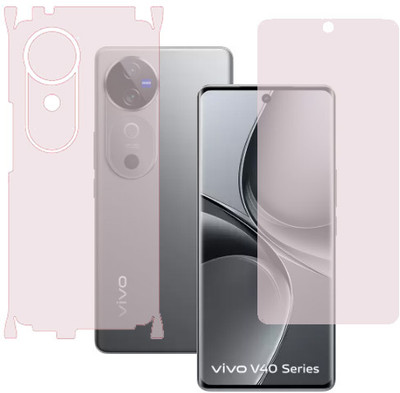 KMPERED Front and Back Screen Guard for Vivo V40 5G(Pack of 1)