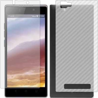 Mobling Front and Back Tempered Glass for LYF Wind 7(Pack of 2)