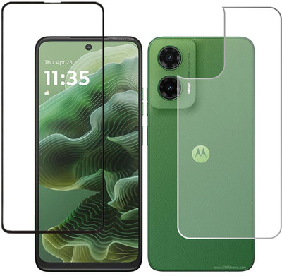 GLAMEECH Front and Back Screen Guard for Motorola G35, Moto G35 5G, Moto G35, Motorola G35 5G(Pack of 2)