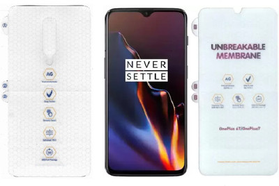 VOSKI Front and Back Screen Guard for OnePlus 7 Matte Finish Unbreakable Membrane Front Back Screen Guard(Pack of 1)