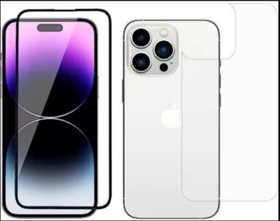 LIGHTWINGS Front and Back Screen Guard for Front and Back Apple iPhone 14 Pro SCREEN GUARD (P-2)(Pack of 2)