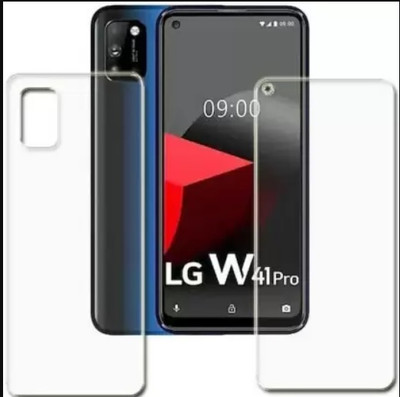LIGHTWINGS Front and Back Screen Guard for Front and Back LG W41 PRO SCREEN GUARD (P-2)(Pack of 2)