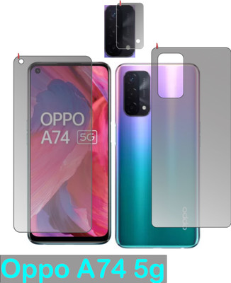chakoor Front and Back Screen Guard for OPPO A74 5G(Pack of 3)