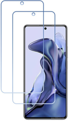 DVTECH Front and Back Screen Guard for 9H Crystal Clear Front And Carbon Fiber BackXiaomi 11T(Pack of 1)