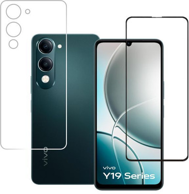 GLAMEECH Front and Back Screen Guard for Vivo Y19e, Vivo Y19e, Vivo Y19e, Vivo Y93 Series(Pack of 2)