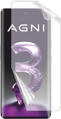 VTINVAN Front and Back Screen Guard for Matte Screen Protector for Lava Agni 3 5G Membrane Case Friendly Full Edge to Edge Screen Coverage & Installation Kit - (Pack 1)(Pack of 1)