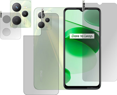 chakoor Front and Back Screen Guard for REALME C35(Pack of 3)