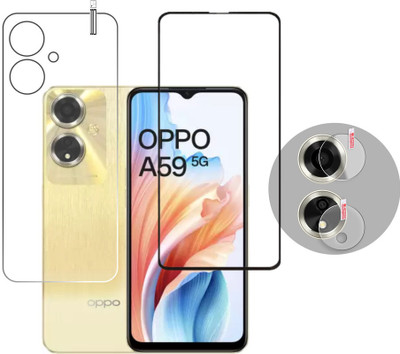 GLAMEECH Front and Back Screen Guard for OPPO A59 5G(Pack of 3)