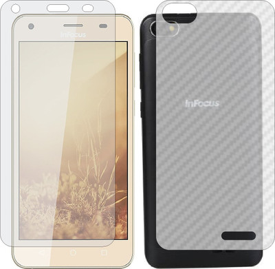Mobling Front and Back Tempered Glass for InFocus M500(Pack of 2)