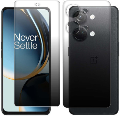 Enlinea Front and Back Screen Guard for OnePlus Ace 2V Front+Back (Matte)(Pack of 2)