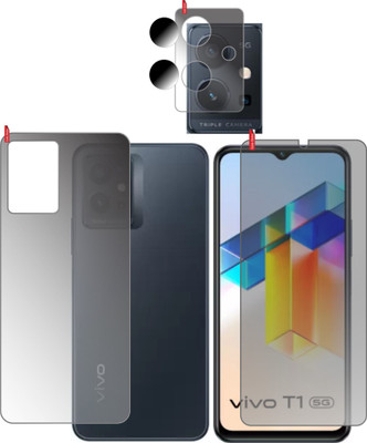 chakoor Front and Back Screen Guard for VIVO T1 5G(Pack of 3)