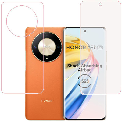 SPRITZEN Front and Back Screen Guard for Honor X9b 5G(Pack of 2)