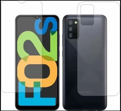 LIGHTWINGS Front and Back Screen Guard for Front and Back SCREEN GUARD SAMSUNG GALAXY F02S (Pack of 2)(Pack of 2)