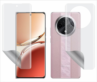 TELTREK Front and Back Screen Guard for Oppo A3 Pro (Edge to Edge Full Screen Protector)(Pack of 1)