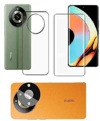 CaseTrendz Front and Back Screen Guard for Realme 11Pro 5G With Camera Lens Protector guard(Pack of 1)