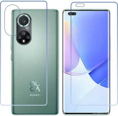 DVTECH Front and Back Screen Guard for TPU Clear Front And Carbon Fiber BackHuawei nova 9 Pro(Pack of 1)