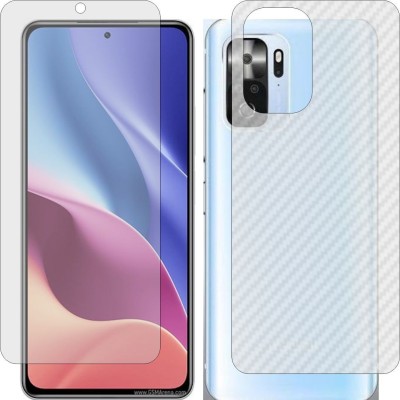 Mobling Front and Back Tempered Glass for MI K40 PRO(Pack of 2)