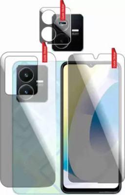 chakoor Front and Back Screen Guard for Vivo Y22(Pack of 3)