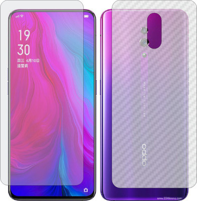 Mobling Front and Back Tempered Glass for OPPO RENO(Pack of 2)