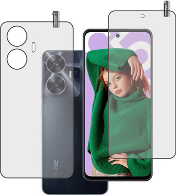 BOMGUARD Front and Back Screen Guard for REALME C55(Pack of 2)