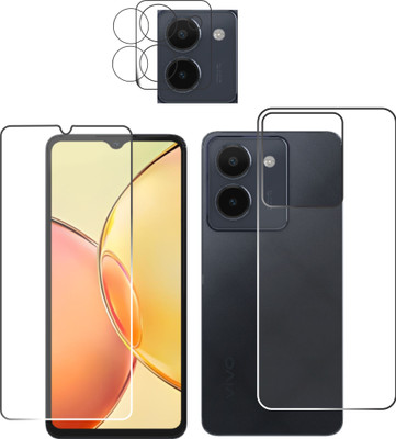 chakoor Front and Back Screen Guard for Vivo y36 5g(Pack of 3)