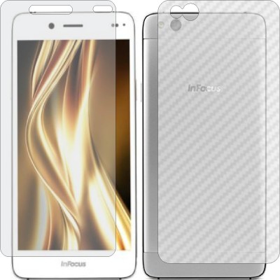 Mobling Front and Back Tempered Glass for INFOCUS M535(Pack of 2)