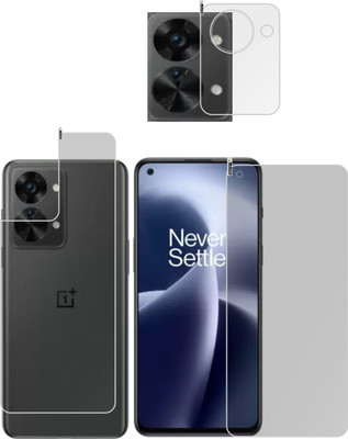 chakoor Front and Back Screen Guard for Oneplus Nord 2T 5g(Pack of 3)