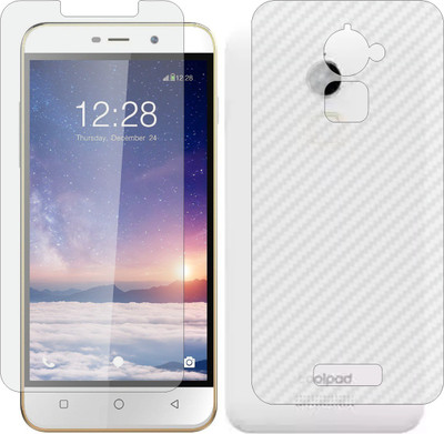 MOBART Front and Back Screen Guard for COOLPAD NOTE 3 LITE (Front Matte Finish & Back 3d Carbon Fiber)(Pack of 2)