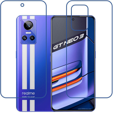 DVTECH Front and Back Screen Guard for 9H Crystal Clear Front And TPU BackRealme GT Neo3(Pack of 1)
