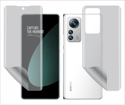 TELTREK Front and Back Screen Guard for MI 12 S PRO (Edge to Edge Full Screen Protector)(Pack of 1)