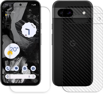 MUTAALI Front and Back Tempered Glass for Google Pixel 8a 5G (6.1)(Pack of 1)