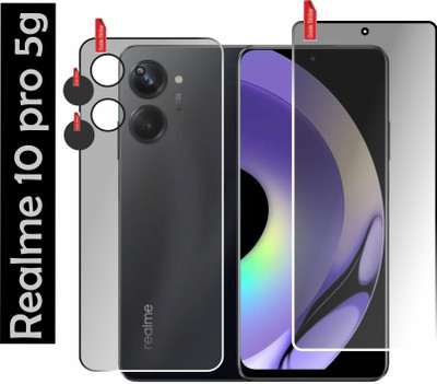 chakoor Front and Back Screen Guard for Realme 10 pro 5g(Pack of 2)
