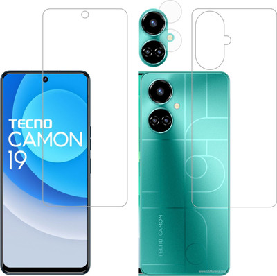 Ten To 11 Front and Back Screen Guard for Tecno Camon 19 Neo(Pack of 3)