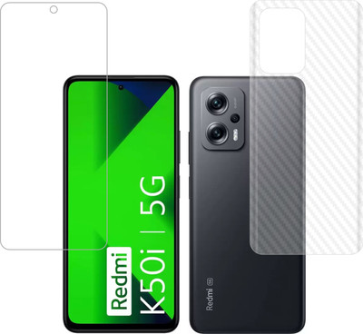 Ten To 11 Front and Back Screen Guard for MI Redmi K50i(Pack of 2)