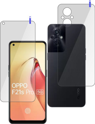 PONDRIK Front and Back Screen Guard for OPPO F21s Pro 5G(Pack of 2)