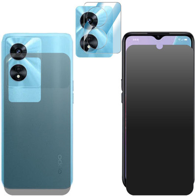Enlinea Front and Back Screen Guard for OPPO A97 5G Front+Back+Camera (Matte)(Pack of 3)