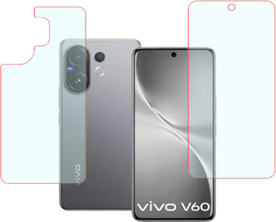 KARTRAY Front and Back Screen Guard for Vivo V60 5G, Front Matte Back Matte(Pack of 2)