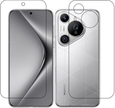 DVTECH Front and Back Screen Guard for Huawei Pura 70 Pro Plus 9H Crystal Clear(Pack of 1)