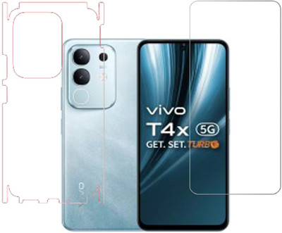 SPRITZEN Front and Back Screen Guard for Vivo T4x 5G(Pack of 2)