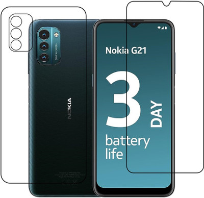 DVMART Front and Back Screen Guard for Nokia G21(Pack of 1)