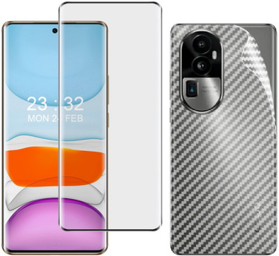 Bai and kaka Front and Back Tempered Glass for Oppo Reno 10 Pro Plus(Pack of 2)