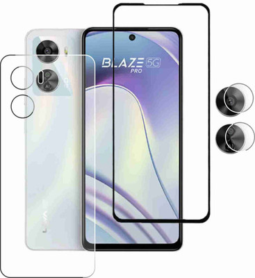 ICROMECK Front and Back Screen Guard for LAVA BLAZE PRO 5G(Pack of 3)