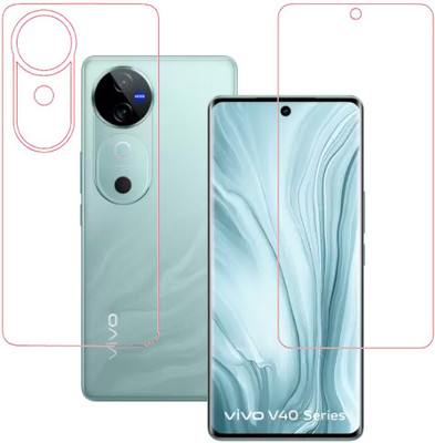 ECMERED Front and Back Screen Guard for Vivo V40 5G(Pack of 1)