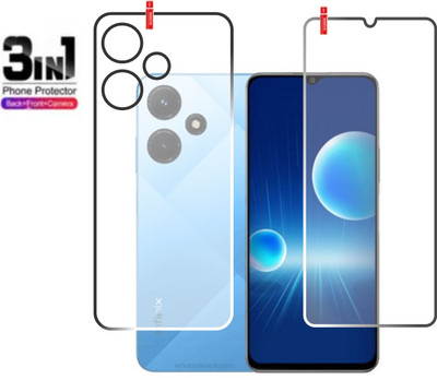 chakoor Front and Back Screen Guard for INFINIX HOT 30i(Pack of 3)