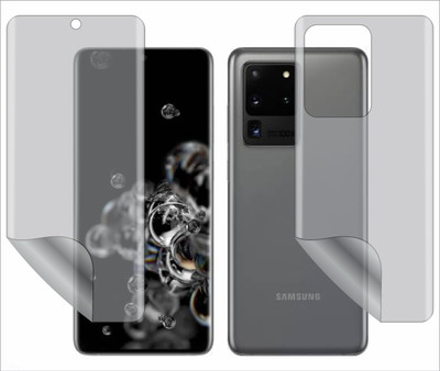 TELTREK Front and Back Screen Guard for SAMSUNG GALAXY S20 ULTRA 5G (Edge to Edge Full Screen Protector)(Pack of 1)