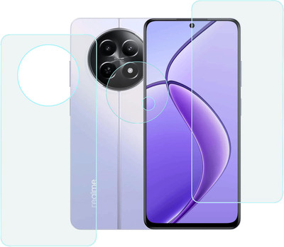 MOKPLZ Front and Back Screen Guard for REALME 12X 5G(Pack of 3)